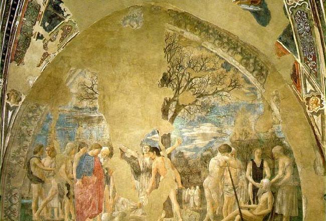 Piero della Francesca Death of Adam oil painting image